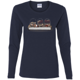 T-Shirts Navy / S Dwarf Dinner Women's Long Sleeve T-Shirt