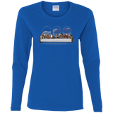 T-Shirts Royal / S Dwarf Dinner Women's Long Sleeve T-Shirt