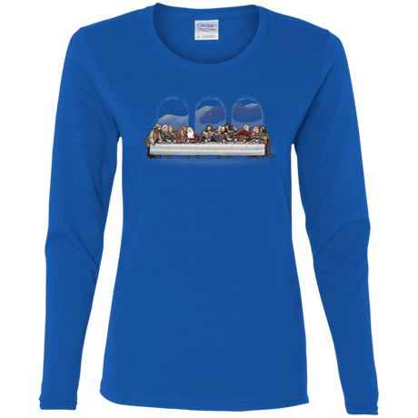 T-Shirts Royal / S Dwarf Dinner Women's Long Sleeve T-Shirt