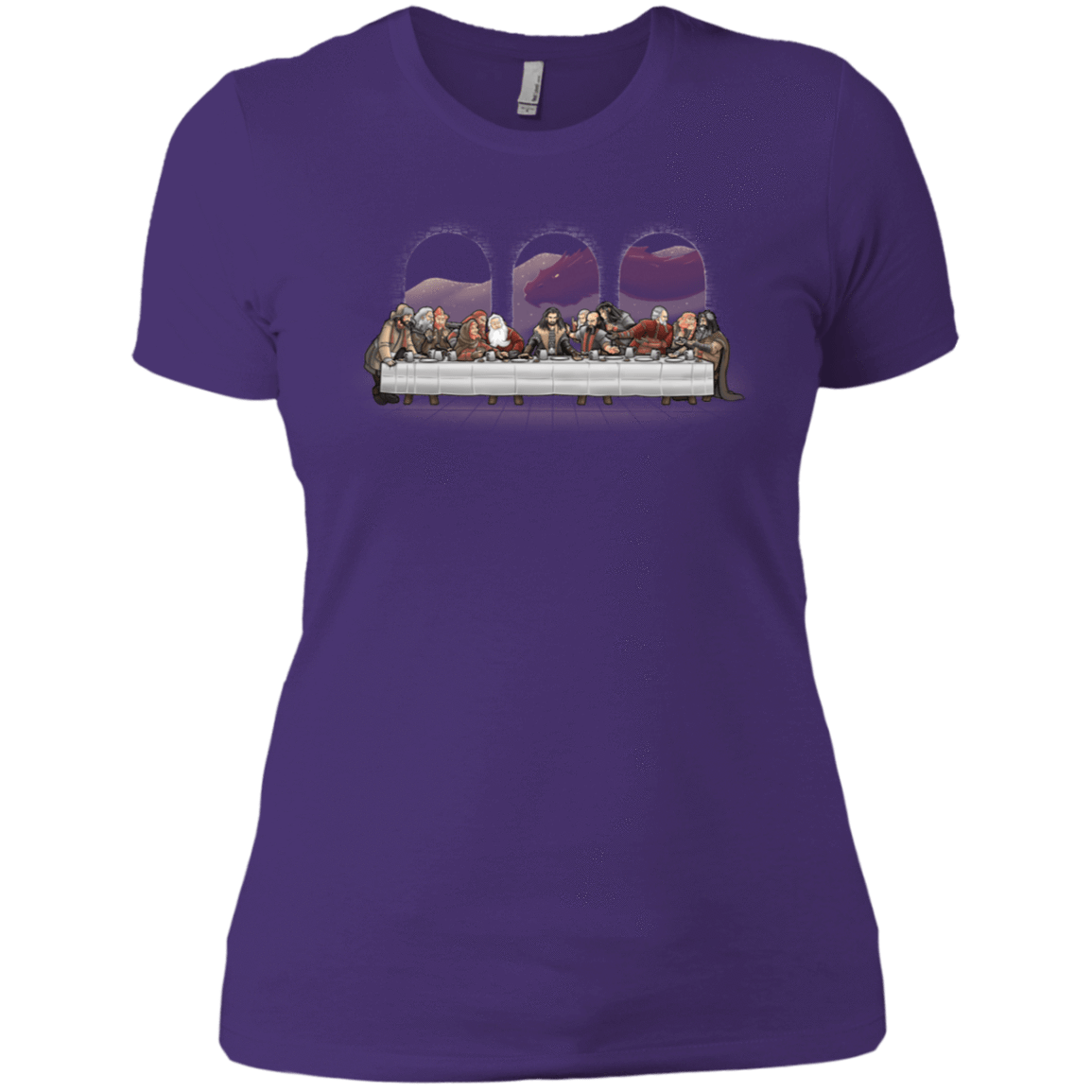 T-Shirts Purple Rush/ / X-Small Dwarf Dinner Women's Premium T-Shirt