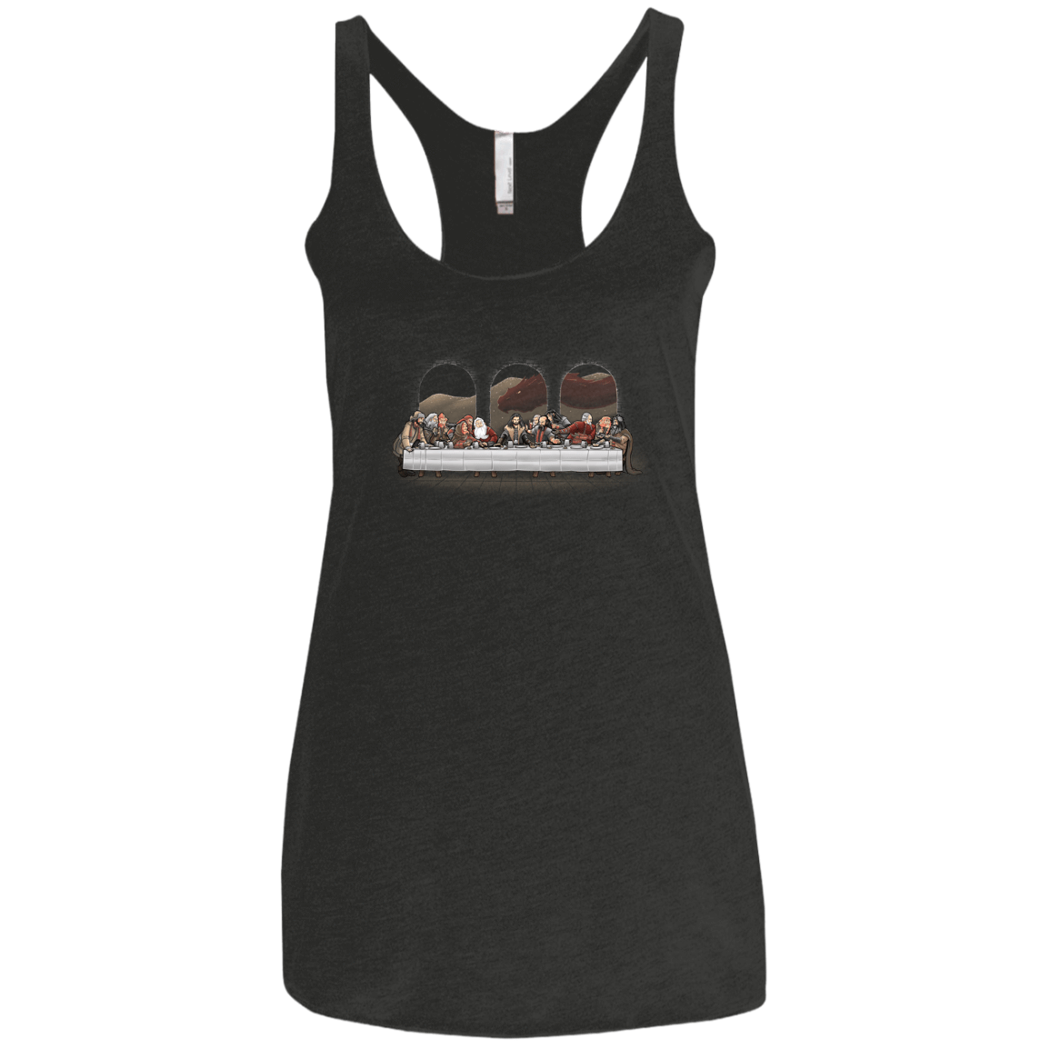 T-Shirts Vintage Black / X-Small Dwarf Dinner Women's Triblend Racerback Tank