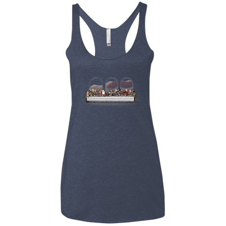 T-Shirts Vintage Navy / X-Small Dwarf Dinner Women's Triblend Racerback Tank