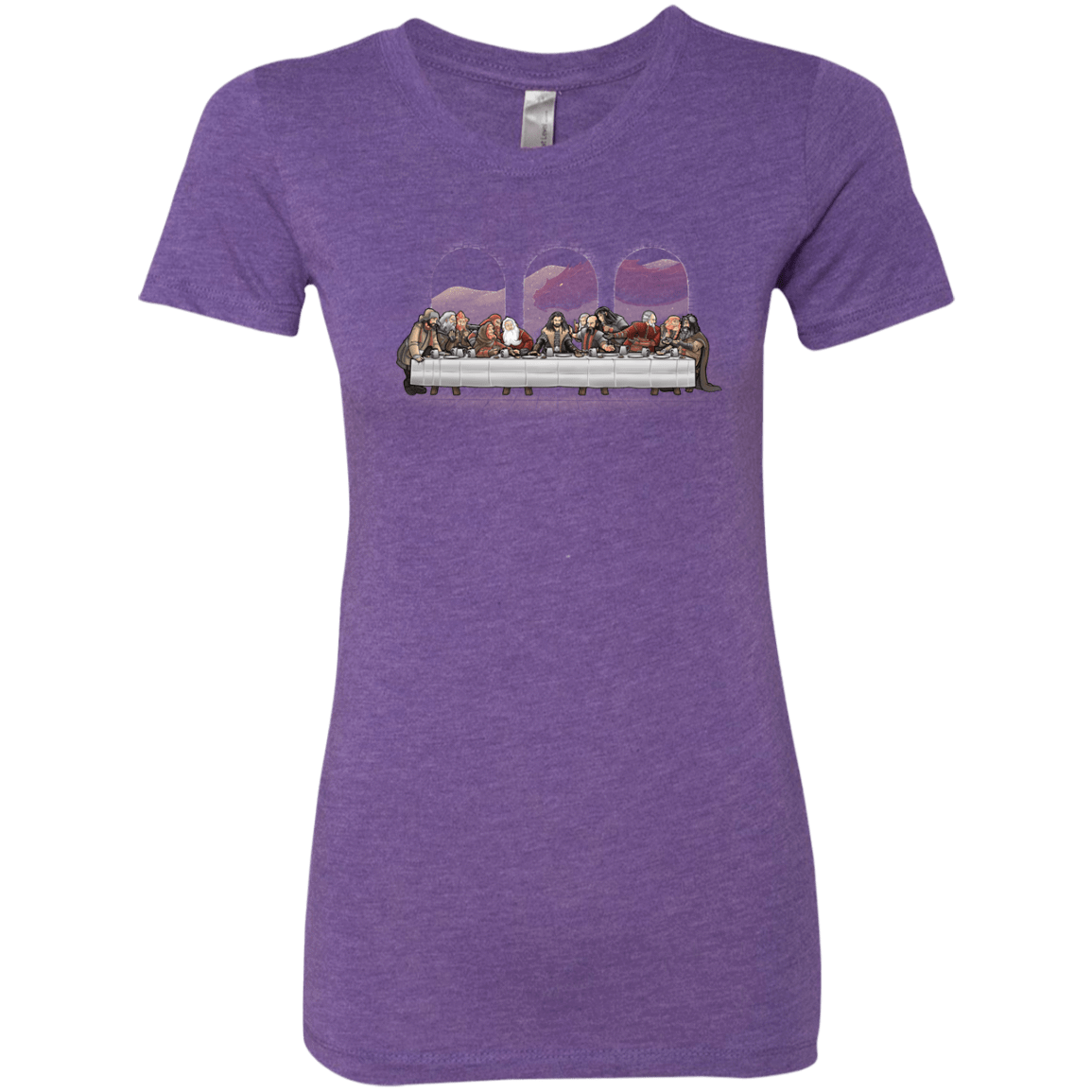 T-Shirts Purple Rush / S Dwarf Dinner Women's Triblend T-Shirt