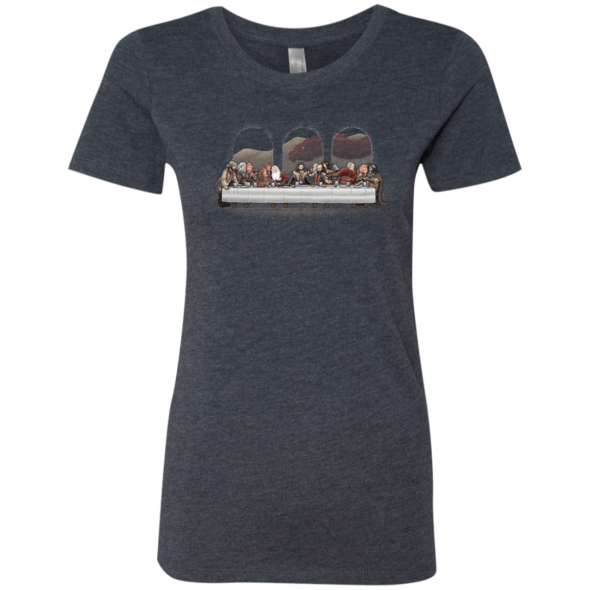 T-Shirts Vintage Navy / S Dwarf Dinner Women's Triblend T-Shirt