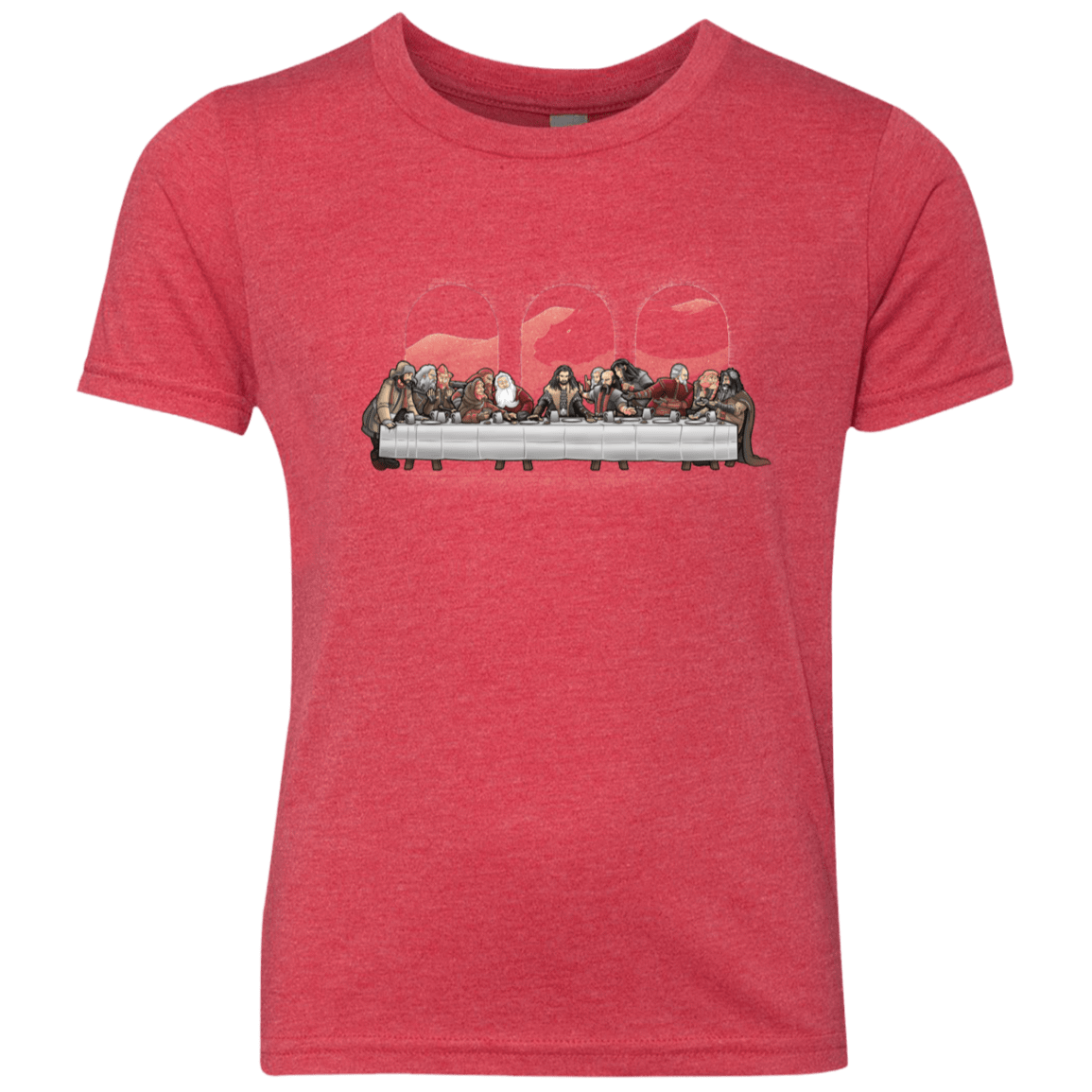 T-Shirts Vintage Red / YXS Dwarf Dinner Youth Triblend T-Shirt