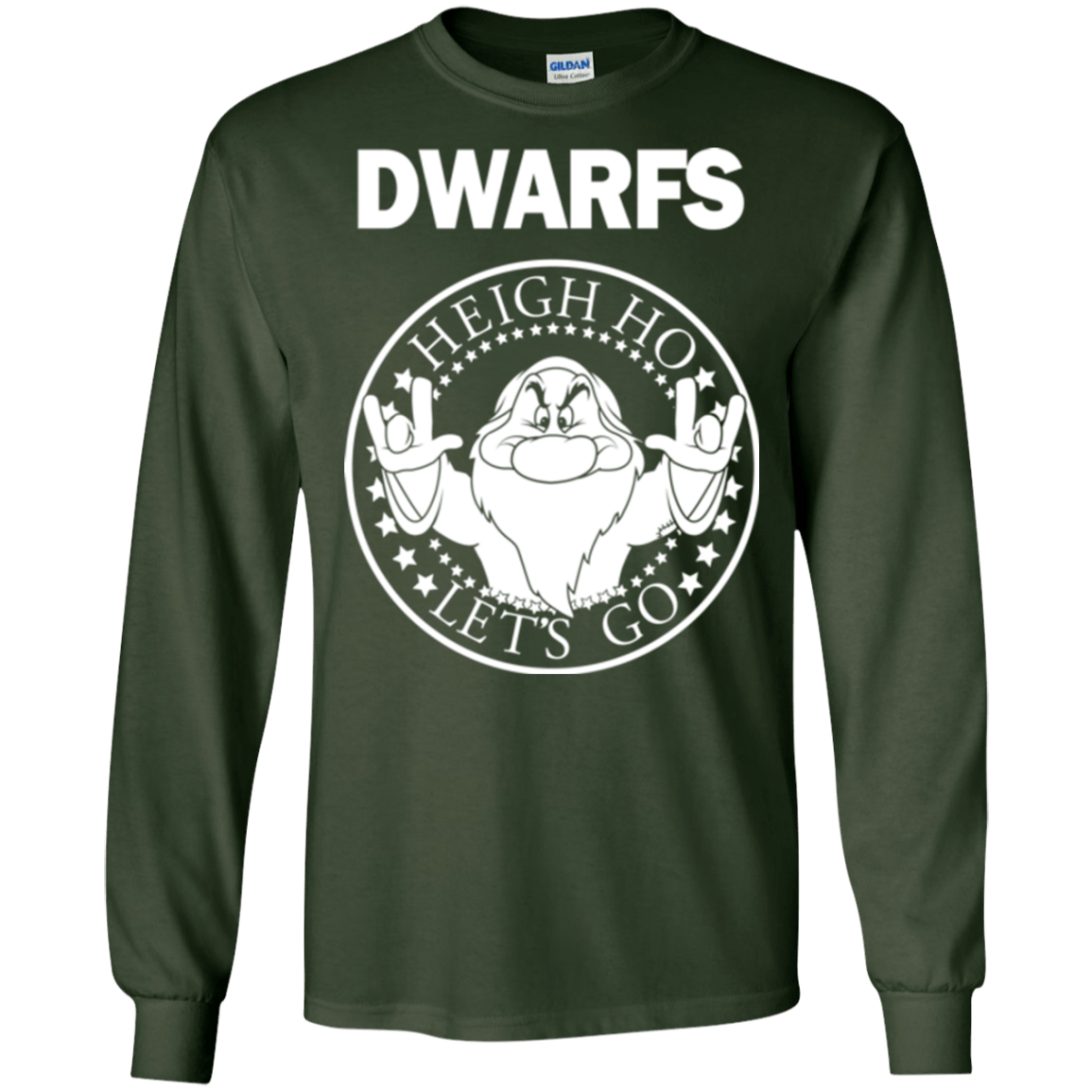 T-Shirts Forest Green / S Dwarfs Men's Long Sleeve T-Shirt