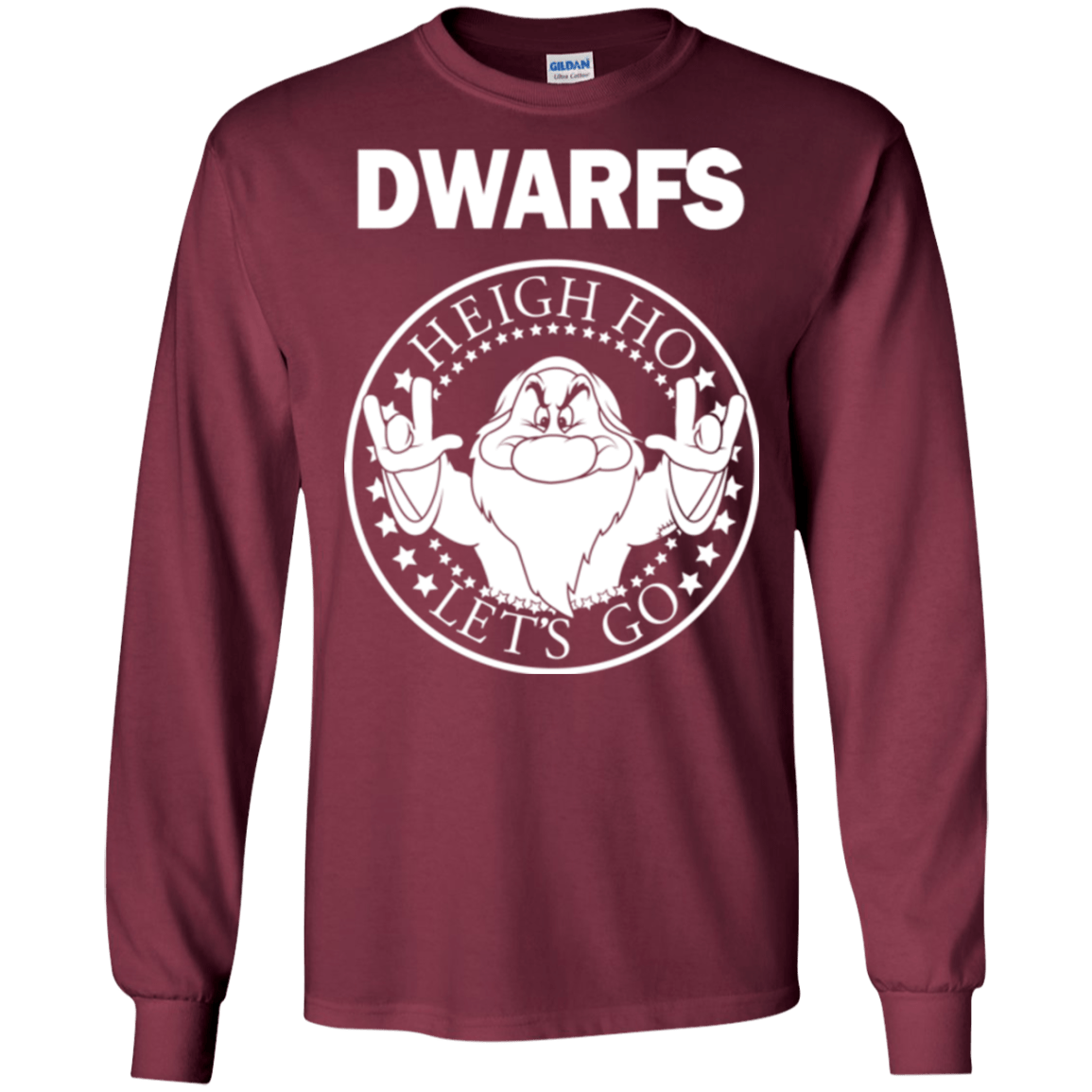 T-Shirts Maroon / S Dwarfs Men's Long Sleeve T-Shirt