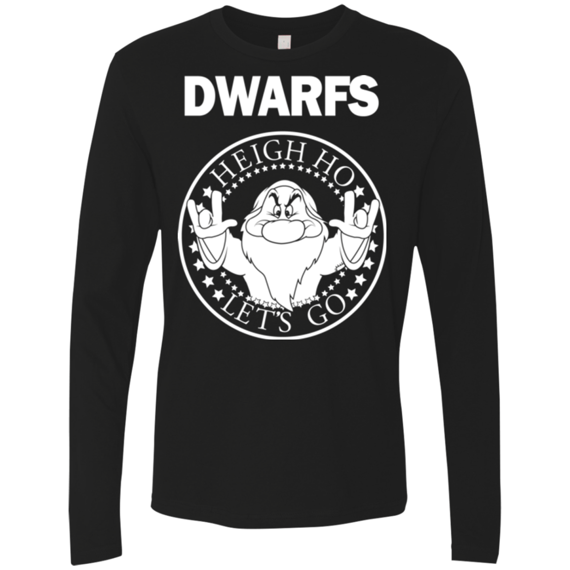 T-Shirts Black / S Dwarfs Men's Premium Long Sleeve