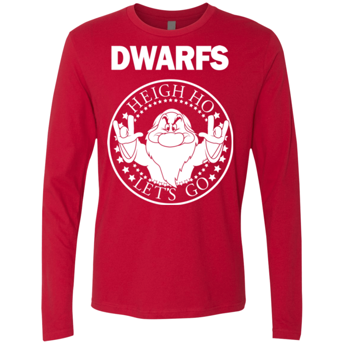 T-Shirts Red / S Dwarfs Men's Premium Long Sleeve