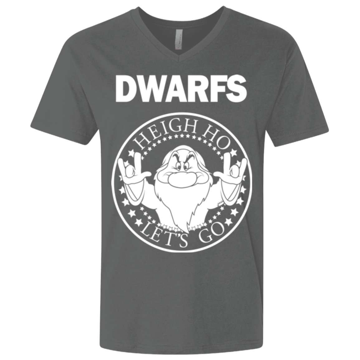 T-Shirts Heavy Metal / X-Small Dwarfs Men's Premium V-Neck