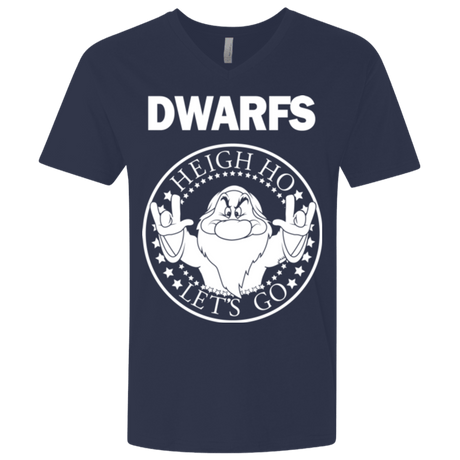 T-Shirts Midnight Navy / X-Small Dwarfs Men's Premium V-Neck
