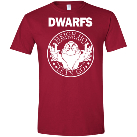 T-Shirts Cardinal Red / S Dwarfs Men's Semi-Fitted Softstyle