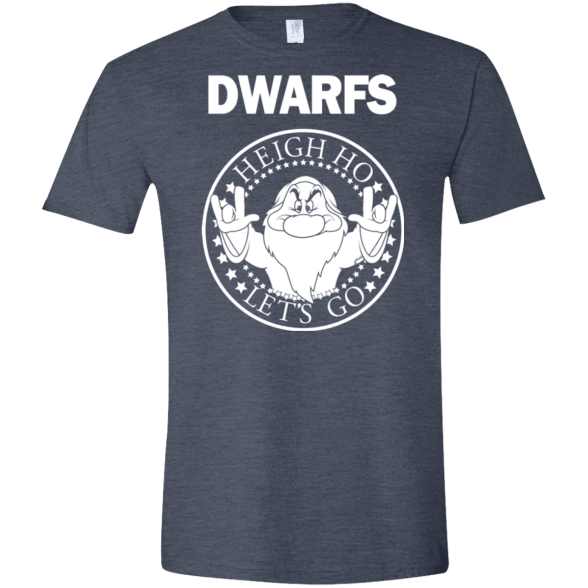 T-Shirts Heather Navy / S Dwarfs Men's Semi-Fitted Softstyle