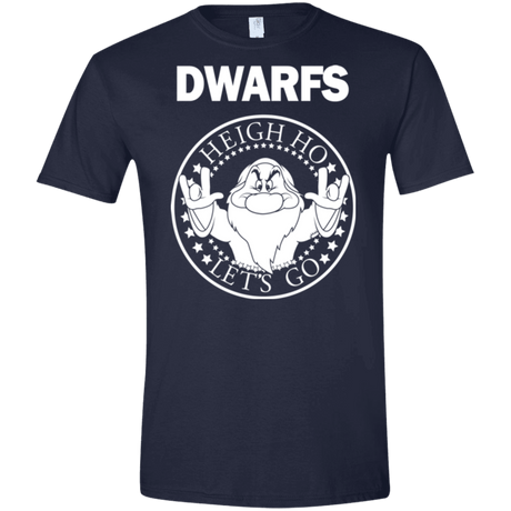 T-Shirts Navy / X-Small Dwarfs Men's Semi-Fitted Softstyle