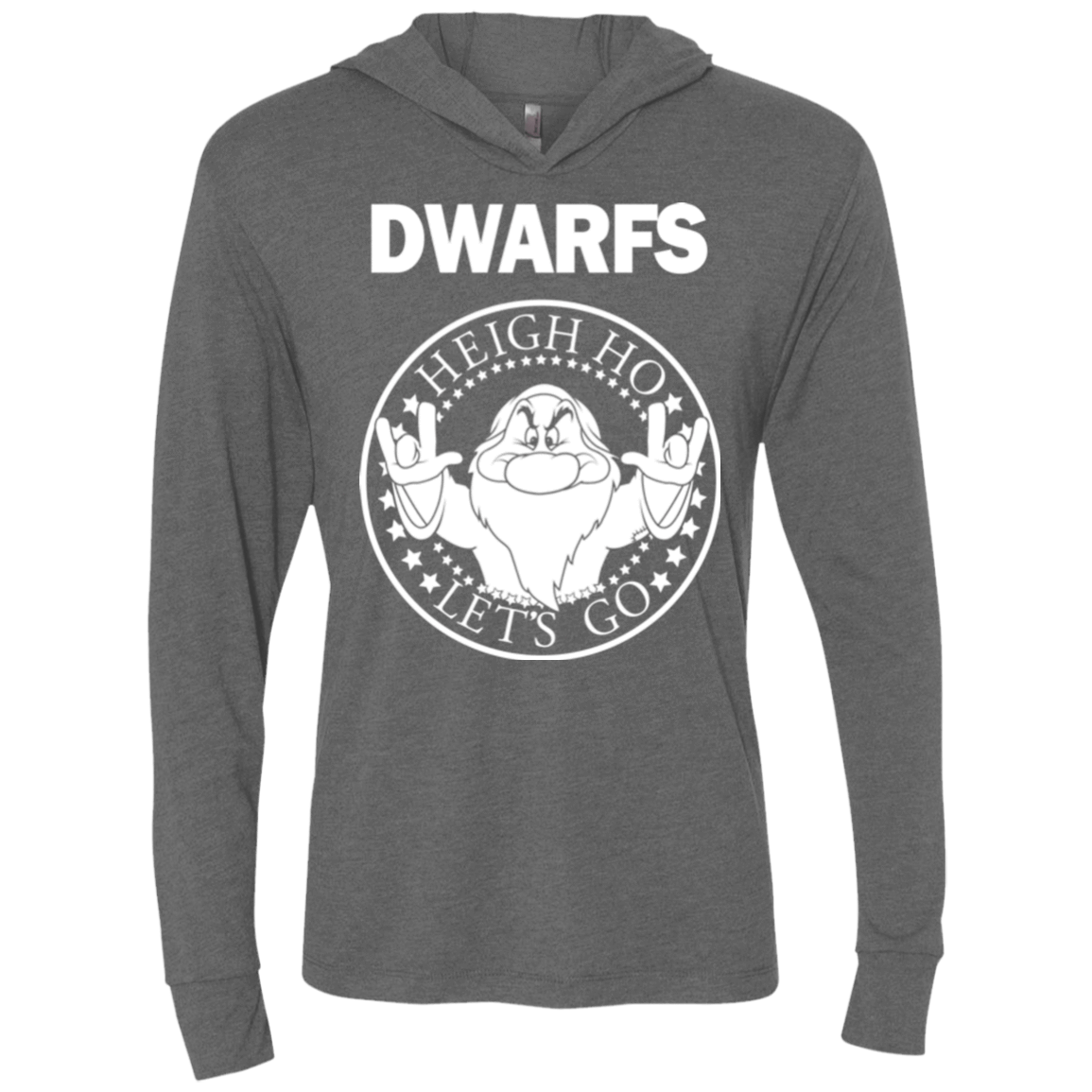 T-Shirts Premium Heather / X-Small Dwarfs Triblend Long Sleeve Hoodie Tee