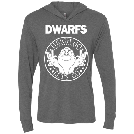 T-Shirts Premium Heather / X-Small Dwarfs Triblend Long Sleeve Hoodie Tee