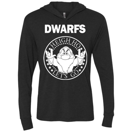 T-Shirts Vintage Black / X-Small Dwarfs Triblend Long Sleeve Hoodie Tee