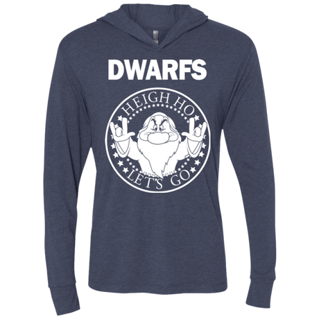 T-Shirts Vintage Navy / X-Small Dwarfs Triblend Long Sleeve Hoodie Tee