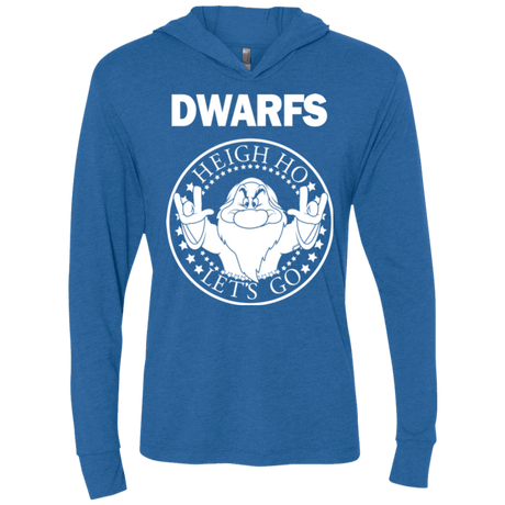 T-Shirts Vintage Royal / X-Small Dwarfs Triblend Long Sleeve Hoodie Tee