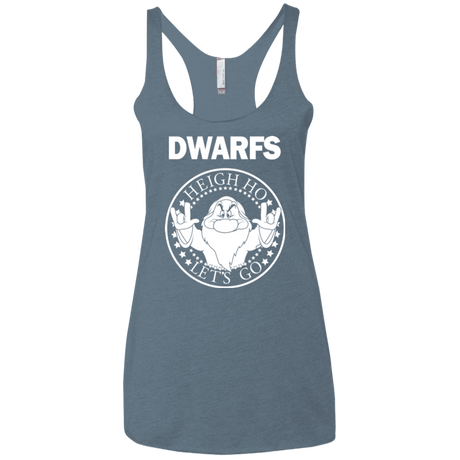T-Shirts Indigo / X-Small Dwarfs Women's Triblend Racerback Tank