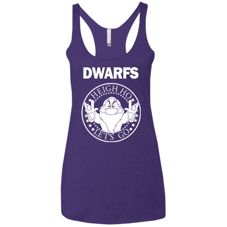T-Shirts Purple Rush / X-Small Dwarfs Women's Triblend Racerback Tank