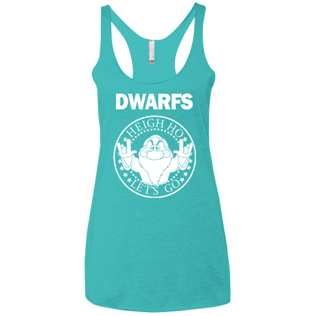 T-Shirts Tahiti Blue / X-Small Dwarfs Women's Triblend Racerback Tank