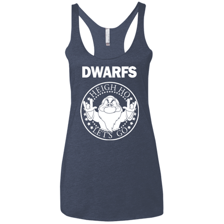 T-Shirts Vintage Navy / X-Small Dwarfs Women's Triblend Racerback Tank