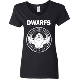 T-Shirts Black / S Dwarfs Women's V-Neck T-Shirt