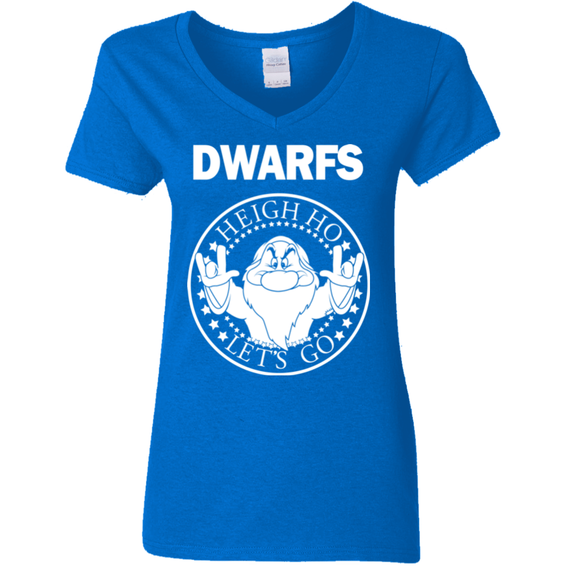 T-Shirts Royal / S Dwarfs Women's V-Neck T-Shirt