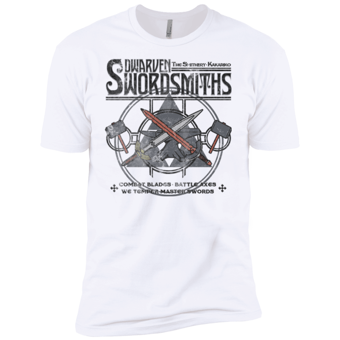 T-Shirts White / YXS Dwarven Swordsmiths Boys Premium T-Shirt