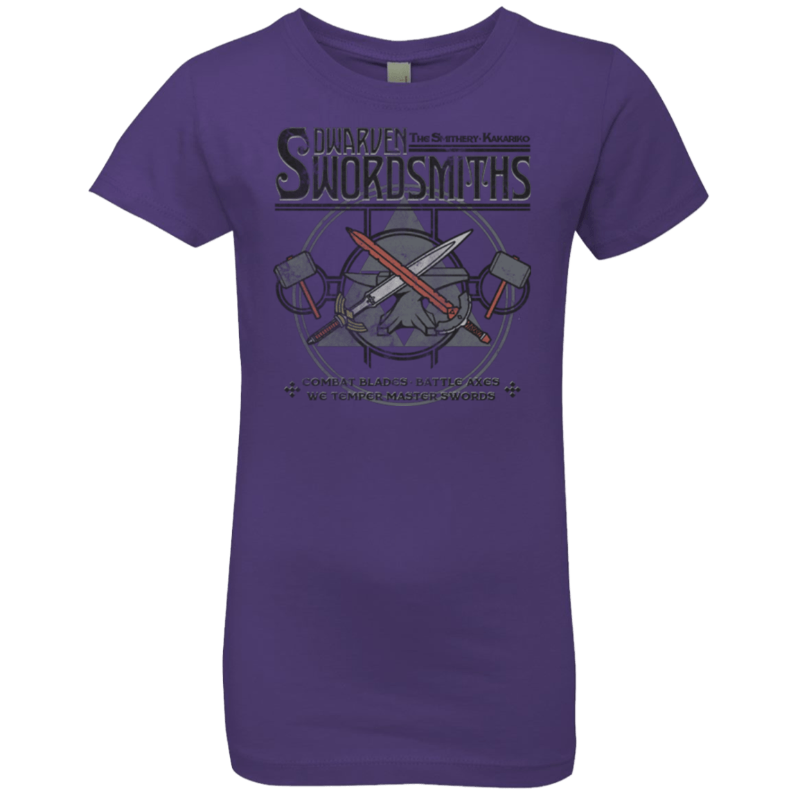 T-Shirts Purple Rush / YXS Dwarven Swordsmiths Girls Premium T-Shirt