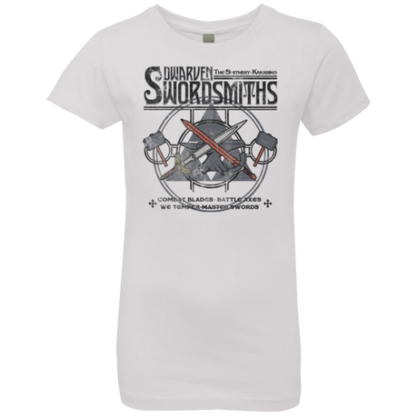 T-Shirts White / YXS Dwarven Swordsmiths Girls Premium T-Shirt