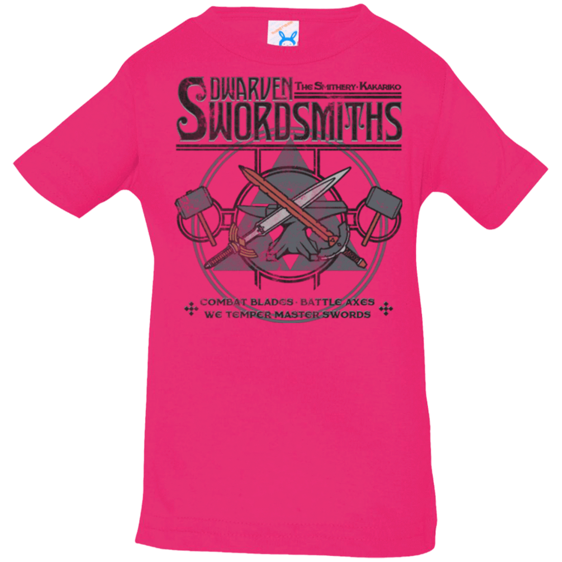 T-Shirts Hot Pink / 6 Months Dwarven Swordsmiths Infant Premium T-Shirt