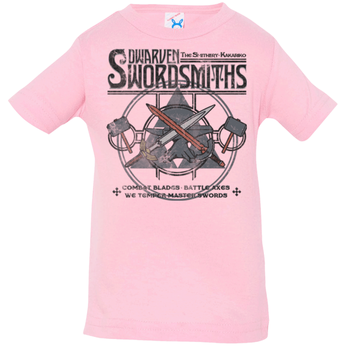 T-Shirts Pink / 6 Months Dwarven Swordsmiths Infant Premium T-Shirt