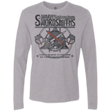 T-Shirts Heather Grey / Small Dwarven Swordsmiths Men's Premium Long Sleeve