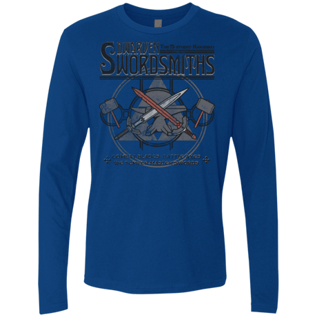 T-Shirts Royal / Small Dwarven Swordsmiths Men's Premium Long Sleeve