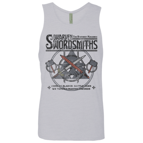 T-Shirts Heather Grey / Small Dwarven Swordsmiths Men's Premium Tank Top