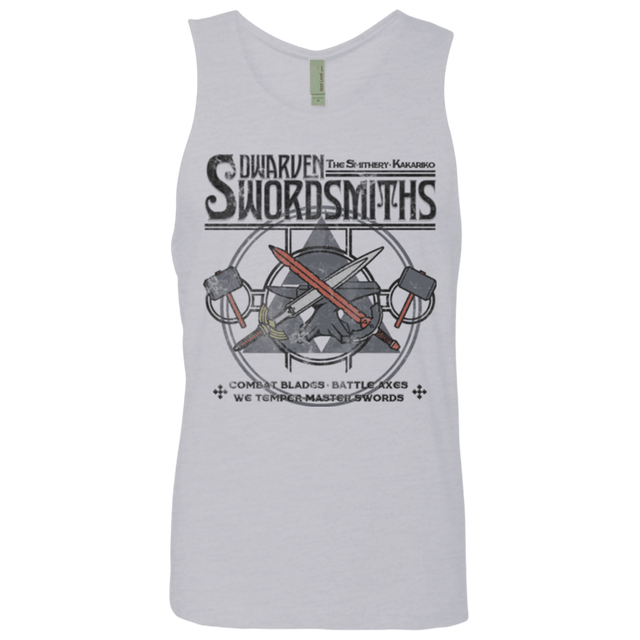 T-Shirts Heather Grey / Small Dwarven Swordsmiths Men's Premium Tank Top
