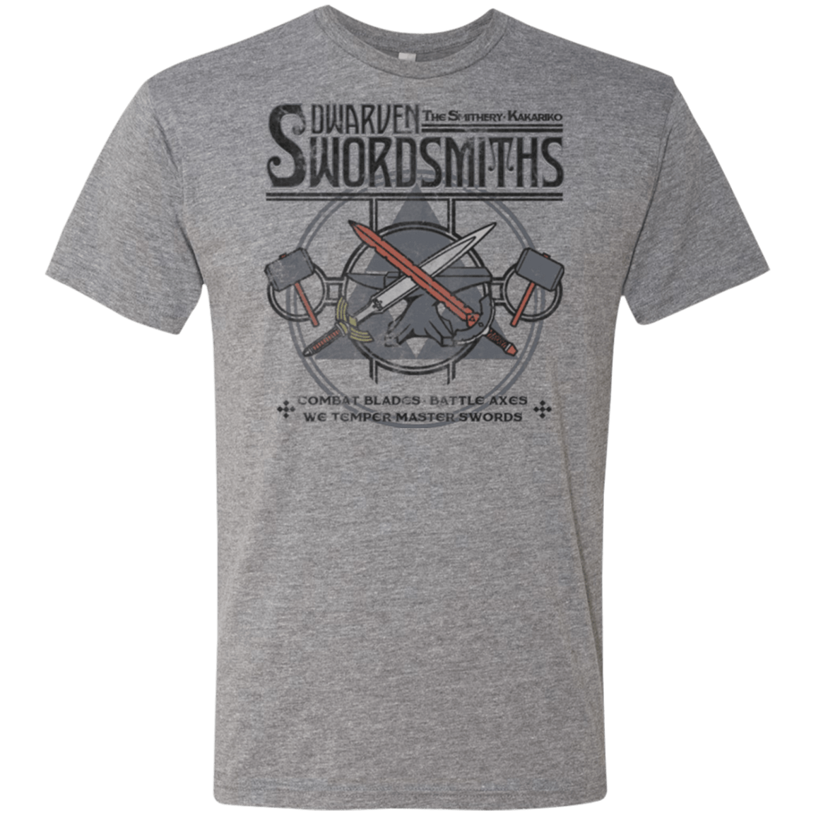 T-Shirts Premium Heather / Small Dwarven Swordsmiths Men's Triblend T-Shirt