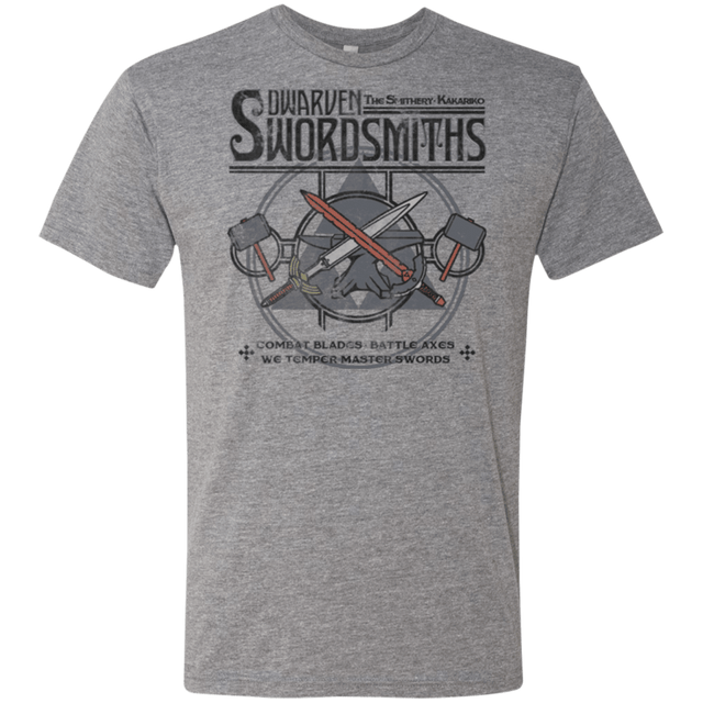 T-Shirts Premium Heather / Small Dwarven Swordsmiths Men's Triblend T-Shirt