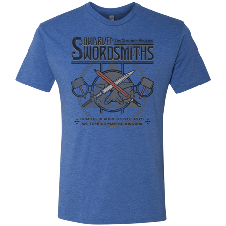 T-Shirts Vintage Royal / Small Dwarven Swordsmiths Men's Triblend T-Shirt