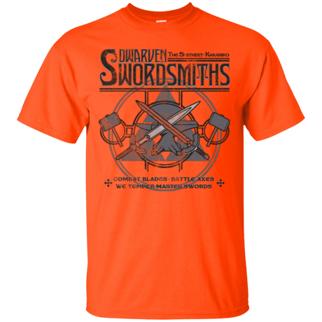 T-Shirts Orange / Small Dwarven Swordsmiths T-Shirt