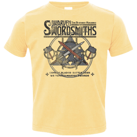 T-Shirts Butter / 2T Dwarven Swordsmiths Toddler Premium T-Shirt