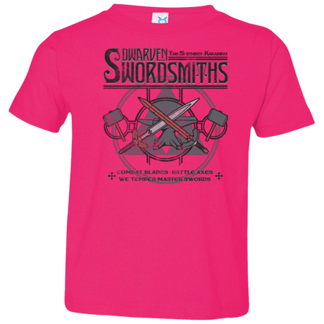 T-Shirts Hot Pink / 2T Dwarven Swordsmiths Toddler Premium T-Shirt