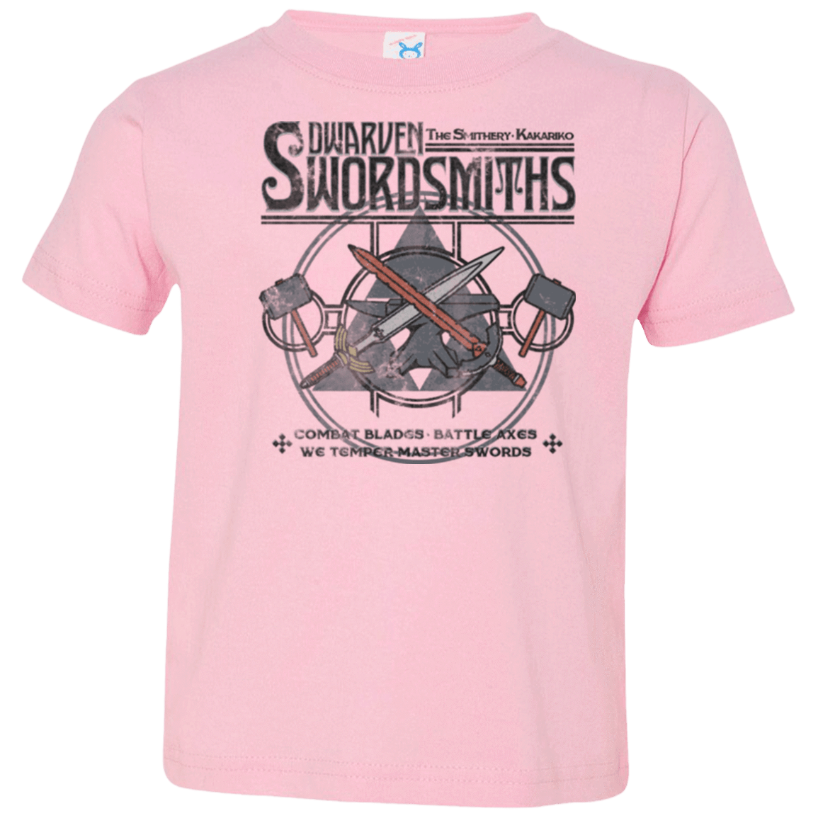 T-Shirts Pink / 2T Dwarven Swordsmiths Toddler Premium T-Shirt