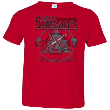 T-Shirts Red / 2T Dwarven Swordsmiths Toddler Premium T-Shirt