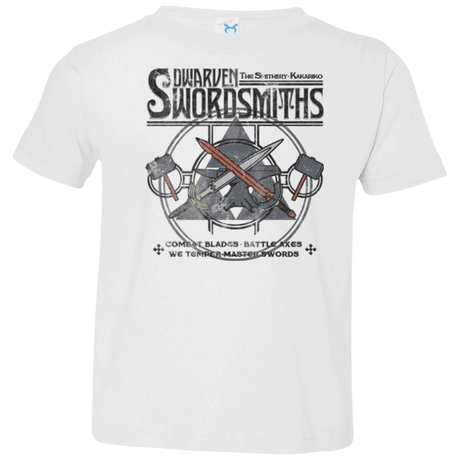 T-Shirts White / 2T Dwarven Swordsmiths Toddler Premium T-Shirt