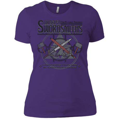 T-Shirts Purple / X-Small Dwarven Swordsmiths Women's Premium T-Shirt