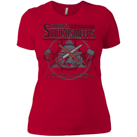 T-Shirts Red / X-Small Dwarven Swordsmiths Women's Premium T-Shirt