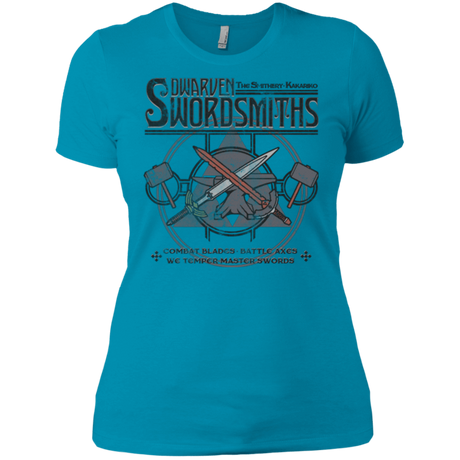 T-Shirts Turquoise / X-Small Dwarven Swordsmiths Women's Premium T-Shirt